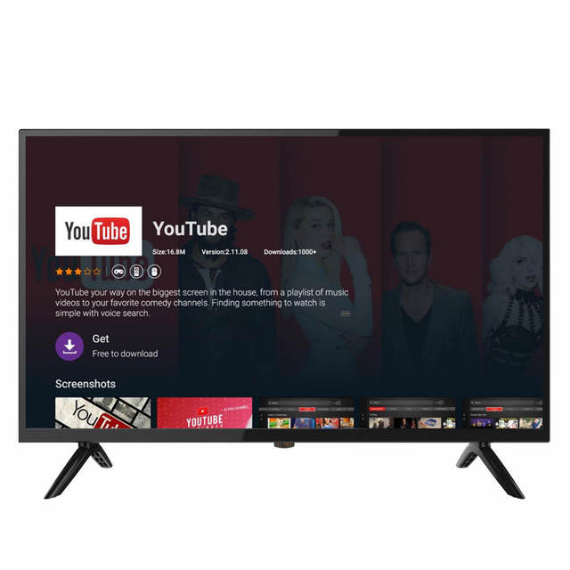 Verified Suppliers 5518 Direct Sale 55" Plasma Smart TV 4K UHD 2K LED Frameless Hotel TV with 1 Year Warranty