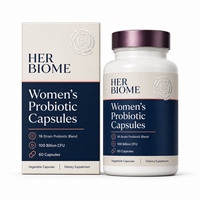Capsules de probiotiques pour femmes, marque privée OEM ODM, 18 souches, 100 milliards de cultures, capsules de probiotiques pour femmes adultes