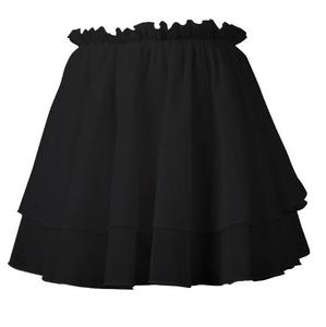 Gonna <span class=keywords><strong>Tutu</strong></span> da Balletto in Chiffon per Donna 2025, Vita Elastica, Bianca, a 2 Strati, Voluminosa, per Allenamento di Danza, Stile <span class=keywords><strong>Ballerina</strong></span> - Product Image 4