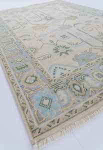 Custom-Size Pastel Modern Oushak Wool <b>Rug</b> Hand Knotted with <b>Abstract</b> Pattern Area <b>Rugs</b> & Sets for Home Living Bedroom Hallway - Product Image 2