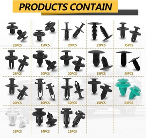 360개 펜더 라이너 클립 모음 세트(보너스 패스너 제거기 포함) - Product Image 4