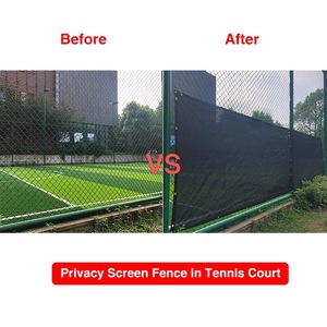 Logo In PE Chắn Gió Màn Hình Cho Sân Tennis/Nhiệm Vụ Nặng Nề Riêng Tư Màn Hình Hàng Rào Lưới Kính Chắn Gió Sân Sau Boong Patio - Product Image 6
