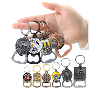 Décapsuleur personnalisé avec logo, <span class=keywords><strong>porte</strong></span>-clés en métal argenté, alliage de zinc émaillé, décapsuleur <span class=keywords><strong>porte</strong></span>-clés pour bière - Product Image 2