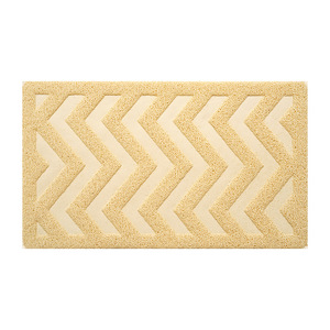 Tapis de bain antidérapant rectangulaire en PVC à motif géométrique pour la sécurité dans la salle de bain - Product Image 4
