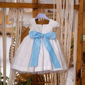 <span class=keywords><strong>Vestido</strong></span> <span class=keywords><strong>de</strong></span> algodón personalizado para niña, falda <span class=keywords><strong>de</strong></span> bebé con tirantes <span class=keywords><strong>de</strong></span> tul, vestidos <span class=keywords><strong>de</strong></span> comunión, <span class=keywords><strong>blanco</strong></span> - Product Image 3