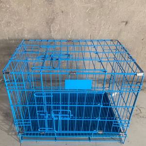 Katı desen plastik tepsi ve kutu ambalaj ile katlanabilir çelik tel tavşan kafesleri-çevre dostu evcil hayvan kafesi Housees - Product Image 4