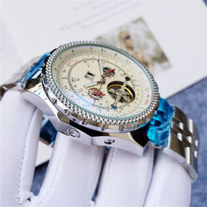 Jam Tangan Pria Otomatis Mewah Sport Tahan Air Kristal Safir Baja Tahan Karat 316L dengan Dial Penunjuk - Product Image 6