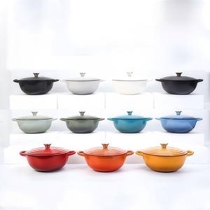 Sıcak satış 26cm dökme demir emaye çorba tenceresi güveç tenceresi anne Pot yapışmaz seramik tencere ev restoran otel için güveç - Product Image 6