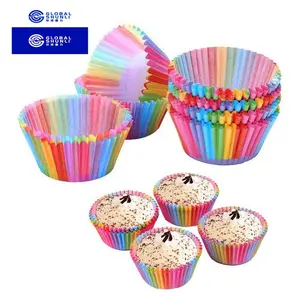 Vrac 500 Haute Qualité Feuille Muffin/Cupcake étuis 10 couleurs différentes