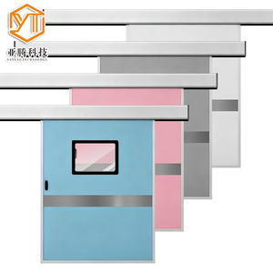 Puerta hermética deslizante de apertura lateral minimalista de acero inoxidable para hospital automático YT - Product Image 3