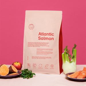 Logotipo personalizado Dog Food 20 kg Sacos, acabamento fosco 5lb 20lb 40lb Pet Food Embalagem Bolsa Dog Treat Bag com zíper - Product Image 2