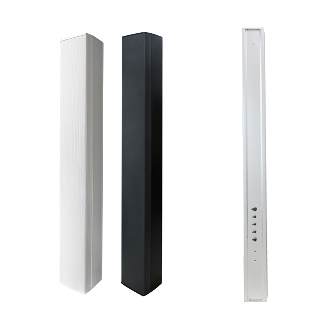 Digital Steerable Loudspeaker 100v 240w 360w Outdoor Waterproof Phased Active Mini DSP Line Array Column Speaker with Amplifier