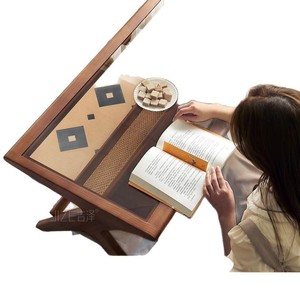 Minimalist Modern <b>Coffee</b> <b>Table</b> Solid Wood Rattan Living Room Home Use - Product Image 1