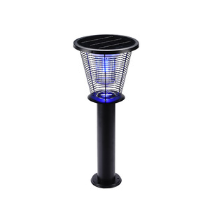 Lámpara Antimosquitos Solar Negra de Acero Inoxidable para Exteriores, Trampa Eléctrica para Insectos, Uso en Hogar y Jardín - Product Image 4