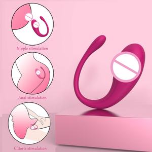 Telecomando Wireless vibratore femminile con uova saltanti giocattolo del sesso abilitato per le donne per uso esterno funzione di massaggio di vibrazione - Product Image 2