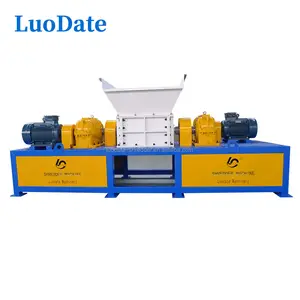 Tire Crusher Equipment Used Rubber Tyre Shredding Recycling Machines Double Shaft Waste Tire Shredder