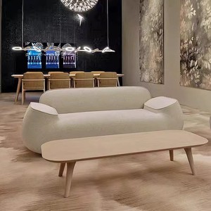 Sofá de Diseño Italiano de Grand <span class=keywords><strong>George</strong></span> para Sala de Estar, Estilo Minimalista, Apto para Apartamentos Pequeños, Asientos Individuales y Dobles, Sofá de Tela - Product Image 2