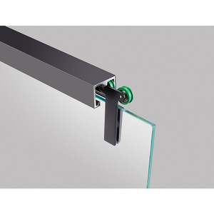 Nhà máy OEM & ODM tùy chỉnh hiện đại vòi hoa sen thẳng cubicle-không khung pivot rõ ràng Tempered Glass cửa vòi hoa sen cabin, thấp moq 1 Bộ - Product Image 3