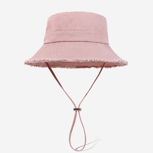 Cappello da <span class=keywords><strong>Pescatore</strong></span> Personalizzato con Ricamo 3D a Tinta Unita, Fiocchi e Cartoni Animati, a Tesa Larga, in Denim e Flanella - Product Image 6