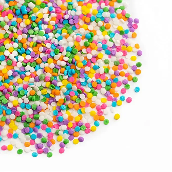 Pastel Confetti Sprinkles - Easter Sprinkle Confetti Candy Toppings for Cupcakes - Cake Decorations - Ice Cream Topping