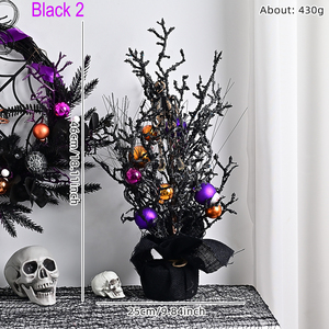 Nuevas Decoraciones de Halloween, Exquisitas Bolas de Plástico con Calaveras Horripilantes, Adornos Colgantes para Fiestas de Halloween, Estilo Americano - Product Image 3