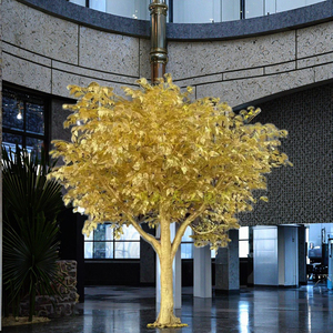 Cây đa nhân tạo vàng, cây vàng, cây vàng lớn, tiền làm cây khách sạn Trung tâm mua sắm trang trí - Product Image 3