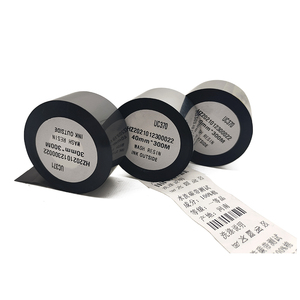 Cire de rubans de résine de transfert thermique blanc d'approvisionnement direct d'usine pour la <span class=keywords><strong>machine</strong></span> <span class=keywords><strong>à</strong></span> <span class=keywords><strong>écrire</strong></span> <span class=keywords><strong>Brother</strong></span> Canon HP pour le soin de lavage d'étiquettes en tissu - Product Image 1