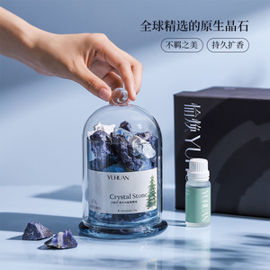 Yuhuan Crystal Stone Aroma Diffuser 50g Tabletop Fragrance Ornament Home Decor - Product Image 2