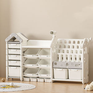 Nieuwste Veilige Plastic Meerlaagse Plank Opslag Voor Slaapkamer Dineren En Buiten Voor Kinderspeelgoed En Schoolaccessoires - Product Image 1