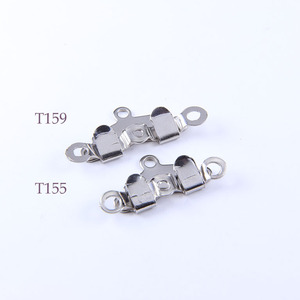 T159 Black Nickel Option Skirt Trouser <b>Hook</b> 2Pcs Metal Pants Fastener For Garment Production & Repair - Product Image 3