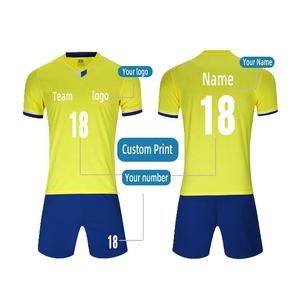 2024 erkek yetişkin futbol forması takım hızlı kuru nefes % 100% Polyester özel çok renkli toptan stokta - Product Image 1