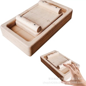 Wooden Finger Wrist Trainer Custom Made Engraved For <b>Strength</b> <b>Training</b> Exercise Hand Grips - Product Image 2