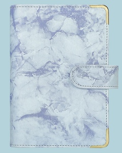 Carnet à feuilles mobiles, planificateur d'enveloppes pour argent liquide, <span class=keywords><strong>A5</strong></span> A6, en cuir PU marbré, classeur budgétaire avec enveloppes pour argent liquide - Product Image 2