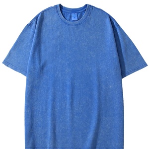 เสื้อยืดโอเวอร์ไซส์ผู้ชาย วินเทจ ผ้าคอตตอนหนา 280 กรัม ทรงสตรีทแวร์ แขนสั้น ผ้าเรียบ ระบายอากาศได้ดี กันยับ ซักย้อมสีแบบแอซิดวอช ทรงยาว - Product Image 5