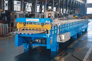 FORWARD High Speed Colored Steel Wall Roof Panel Roll Forming Machine Aluminum Corrugated Sheet Making Machine