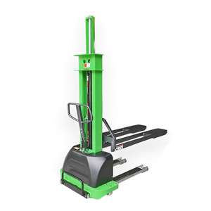 Chariot élévateur semi-électrique autoporteur 1,5T avec grue, mini chariot élévateur mécanique certifié CE pour entrepôt, batterie 48V - Product Image 3
