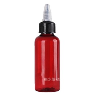 Botella de Plástico Marrón para Mascotas de 30ml 50ml 100ml, Botella Exprimible con Boquilla Dispensadora de Pigmento Líquido y Tapa para Uso Cosmético - Product Image 1