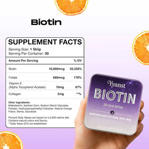 Bandes buccales de collagène OEM/ODM pour la santé des cheveux, des ongles et de la peau des adultes, complément alimentaire beauté avec échantillon gratuit - Product Image 6