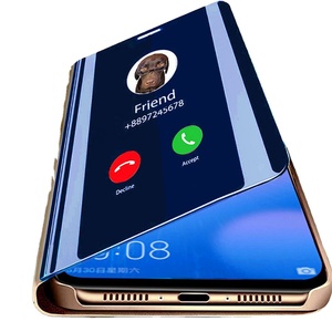 Support de miroir intelligent Support de conception magnétique Protection de caméra de fenêtre d'écran Étui pour téléphone portable pour Huawei P50 Pro P40 <span class=keywords><strong>Nova</strong></span> 8 - Product Image 1