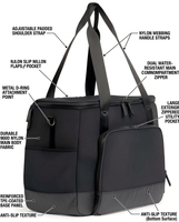 Sac de voyage unisexe de luxe en polyester Oxford imperméable, grand sac de sport et de fitness avec port USB pour l'extérieur, idéal pour le week-end et l'entraînement