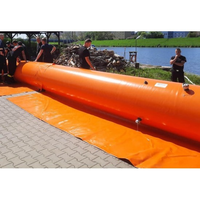 Barrière d'urgence gonflable anti-inondation en PVC 1000D, résistante, imperméable et anti-UV
