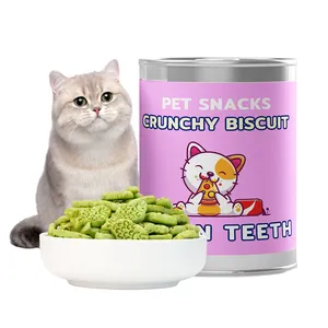OEM Cat Food Factory Wholesale Natural Healthy Attractive Relieve Mood Catnip Cookies Cat Treats