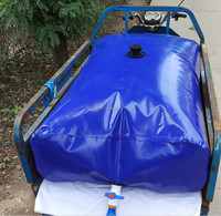 Bollison – Réservoir d'eau portable en bâche PVC pour l'irrigation / Cuve souple en plastique pour l'eau / Stockage d'eau