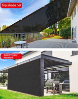 Hete Aanbieding 100% HDPE Zwarte Zware Kwaliteit Draagbare Opvouwbare Ecologische Aanpasbare Maat Zonwering Netten Landbouw Tuin