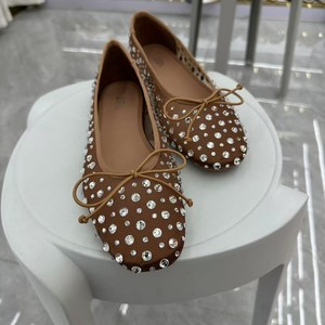 Chaussures plates marron espagnol pour femmes semelle souple nouvel orteil bouche peu profonde arc strass décoration ciel étoilé chaussures <span class=keywords><strong>de</strong></span> <span class=keywords><strong>danse</strong></span> pour l'été - Product Image 5