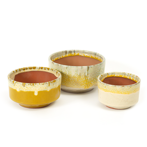 Petit pot de fleurs de haute qualité en argile émaillée pour usage intérieur/extérieur, pour jardin, pépinière, bonsaï, poterie décorative - Product Image 4