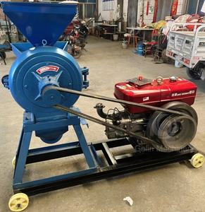 Broyeur à bois à haut niveau de sécurité 2024, moteur diesel, broyeur à marteaux pour <span class=keywords><strong>engrais</strong></span>, pour le maïs - Product Image 2