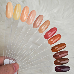 เจลทาเล็บสีนู้ดลาเต้มาการอง จำหน่ายส่ง รับผลิตแบบ OEM ODM แบรนด์ส่วนตัว สำหรับช่างทำเล็บ - Product Image 2