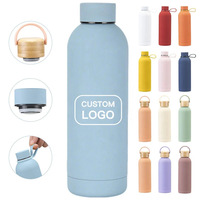 Thermos à double paroi, bouteille d'eau 750 ml, acier inoxydable, isolée sous vide avec couvercle pour boissons chaudes et froides