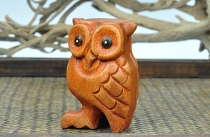 Instrument en bois vintage hibou artisanat drôle enfants sifflet jouet divers endroits hibou en bois artisanat décoration - Product Image 5
